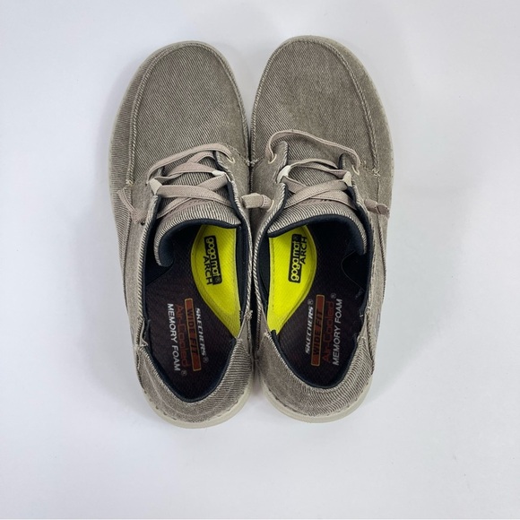 Skechers Melson-Volgo Men’s Brown Slip-on Shoes Size 10 - Picture 7 of 8